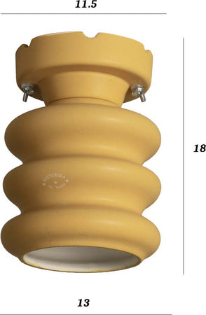Plafoniera-Toscot-BATTERSEA-956-P-GU10-LED-ceramica-lampada-soffitto-artigianale-rustica