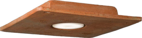Plafoniera-Toscot-VIVALDI-1061-25x25-GX53-LED-galestro-terracotta-lampada-soffitto-classica-rustica-interno