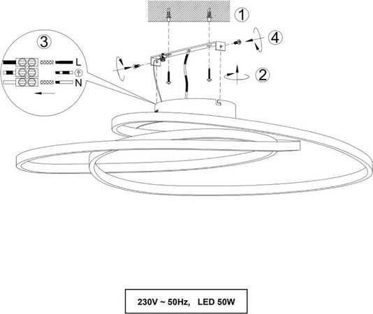 Plafoniera-Trio-Lighting-GALE-50W-LED-5250Lm-3000°K-80CM-dimmerabile-lampada-soffitto-ultramoderna-interno
