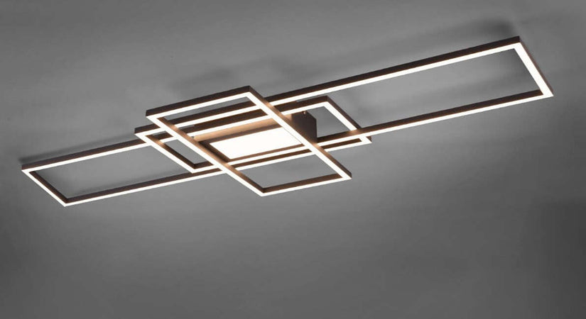 Plafoniera-Trio-Lighting-IRVINE-60W-LED-6500Lm-3000°K-bianco-dinamico-dimmerabile-lampada-soffitto-parete-ultramoderna-interno