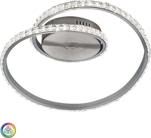 Plafoniera-Trio-Lighting-RUBIN-20W-LED-1700Lm-3000°K-RGB-dimmerabile-lampada-soffitto-luce-notturna-ultramoderna-interno