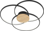 Plafoniera-Trio-Lighting-SEDONA-40W-LED-3600Lm-3000°K-dimmerabile-legno-lampada-soffitto-parete-ultramoderna-interno
