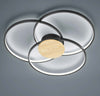 Plafoniera-Trio-Lighting-SEDONA-40W-LED-3600Lm-3000°K-dimmerabile-legno-lampada-soffitto-parete-ultramoderna-interno