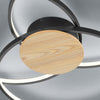 Plafoniera-Trio-Lighting-SEDONA-40W-LED-3600Lm-3000°K-dimmerabile-legno-lampada-soffitto-parete-ultramoderna-interno