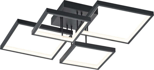 Plafoniera-Trio-Lighting-SORRENTO-24W-LED-2400LM-3000°K-dimmerabile-metallo-lampada-soffitto-quadrata-ultramoderna-interno