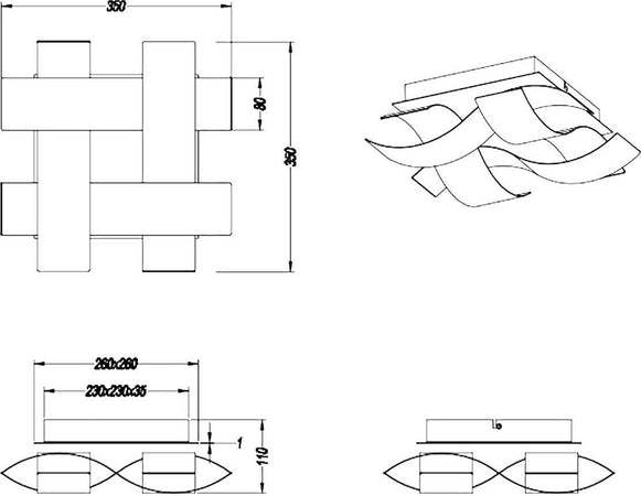 Plafoniera-Trio-Lighting-TR-RUBY-18W-LED-1800LM-3000°K-dimmerabile-metallo-lampada-parete-soffitto-ultramoderna
