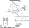 Plafoniera-Trio-Lighting-TR-TITUS-22W-LED-2100LM-bianco-dinamico-dimmerabile-lampada-parete-soffitto-cielo-stellato