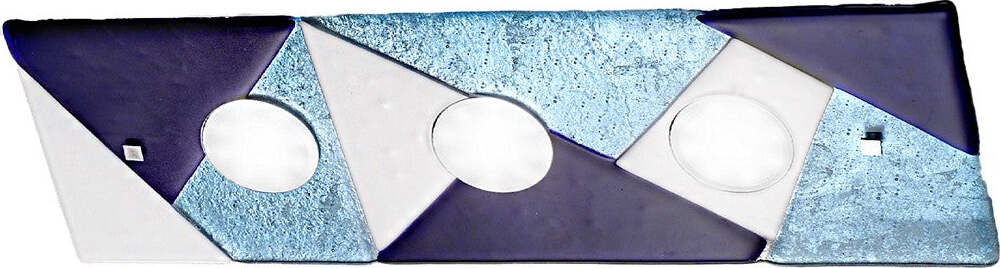 Plafoniera-vetro-blu-Familamp-TRIGONO-330-AG-GX53-LED-lampada-soffitto-moderna-artigianale