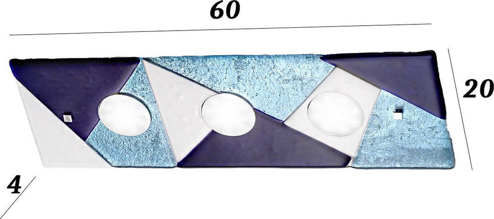 Plafoniera-vetro-blu-Familamp-TRIGONO-330-AG-GX53-LED-lampada-soffitto-moderna-artigianale