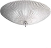 Plafoniera-vetro-graniglia-trasparente-Ideal-Lux-SHELL-008622-60-E27-LED-lampada-soffitto-parete-classica