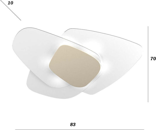 Plafoniera-vetro-Top-Light-STRATEGY-1196-PLG-E27-LED-lampada-soffitto-parete