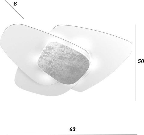Plafoniera-vetro-Top-Light-STRATEGY-1196-PLM-FA-E27-LED-lampada-soffitto-parete