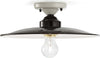 Plafoniera-Vintage-B&W-Metallo-Smaltato-Nero-E-Bianco-1-Luce-E27-35Cm