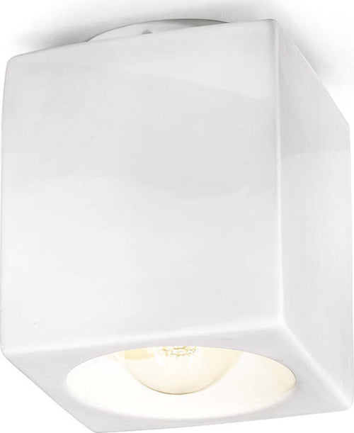 Plafoniera-Vintage-Ceramica-Smaltata-Bianco-1-Luce-E27
