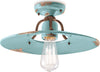 Plafoniera-Vintage-Country-Ferro-E-Ceramica-Azzurro-1-Luce-E27