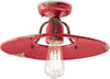 Plafoniera-Vintage-Country-Ferro-E-Ceramica-Rosso-1-Luce-E27