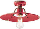 Plafoniera-Vintage-Country-Ferro-E-Ceramica-Rosso-1-Luce-E27