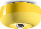 Plafoniera-Vintage-Decò-Bellota-Ceramica-Giallo-Limone-1-Luce-E27