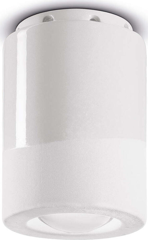 Plafoniera-Vintage-Decò-Pi-Ceramica-Bianco-Grezzo-1-Luce-E14