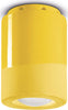 Plafoniera-Vintage-Decò-Pi-Ceramica-Giallo-Limone-1-Luce-E14