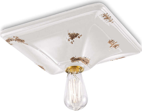 Plafoniera-Vintage-Quadrata-Grande-Ceramica-Bianca-1-Luce-E27
