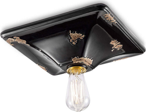 Plafoniera-Vintage-Quadrata-Grande-Ceramica-Nera-1-Luce-E27