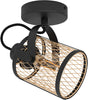 Plafoniera/Faretto-Industrial-Dellow-1-Luce-Acciaio-Nero