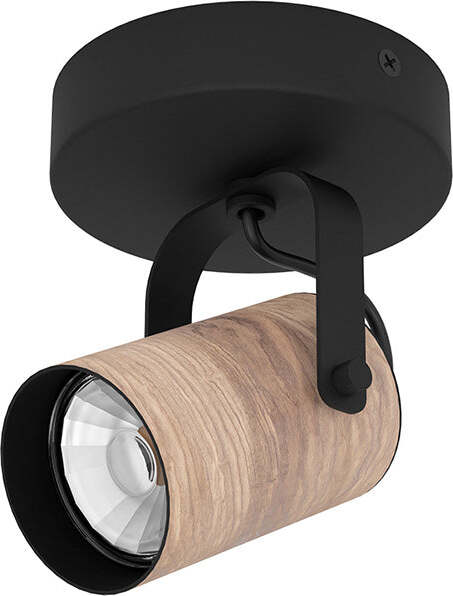 Plafoniera/Spot-Industrial-Cayuca-1-Luce-Acciaio-Nero