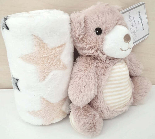 Plaid-bimbo-con-peluche-Orsetto-Nazareno-Gabrielli