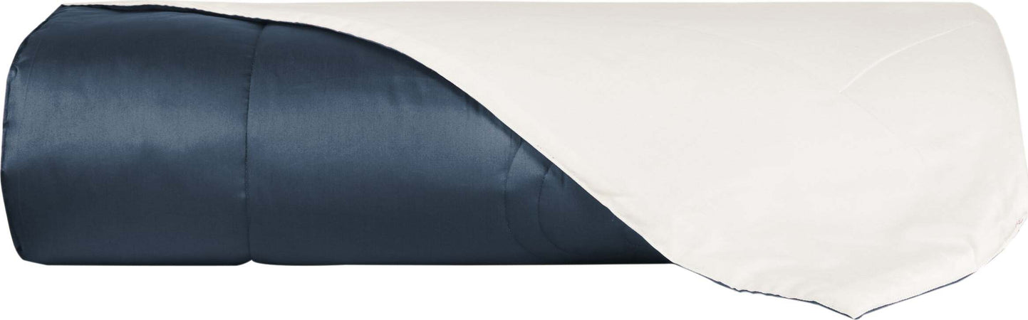 Plaid In Raso Di Puro Cotone Blu Scuro Coperta Imbottita 100gr 140 X 180 Cm Trapunta Divano In Raso Di Puro Cotone Blu Notte Casa e cucina/Tessili per la casa/Biancheria da letto/Coperte e trapunte/Plaid Vanita di raso - Sesto San Giovanni, Commerciovirtuoso.it