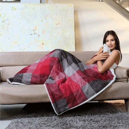 Plaid-riscaldabile-Tartan-Imetec-160x120-cm