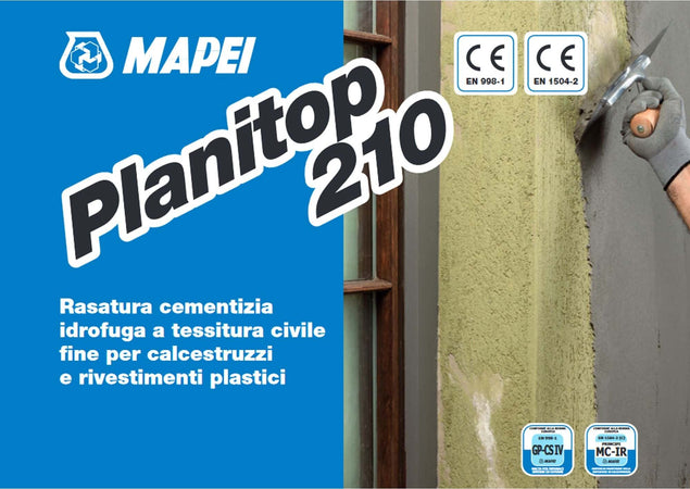 PLANITOP-210-GRIGIO-KG.25-Rasatura-cementizia-idrofuga-a-tessitura-civile-fine-per-calcestruzzi-e-rivestimenti-plastici