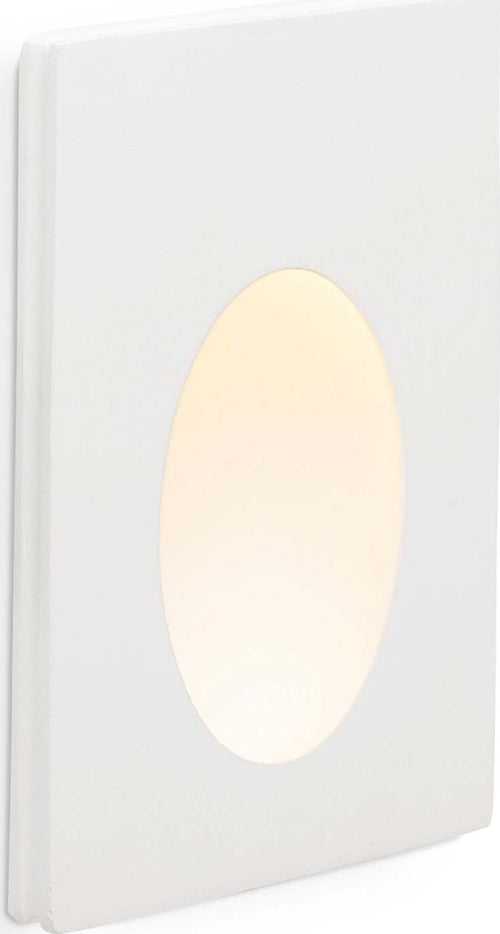 PLAS Lampada incasso bianca oval Illuminazione/Illuminazione per interni/Luci da incasso/Portafaretti da incasso Led Mall Home - Napoli, Commerciovirtuoso.it