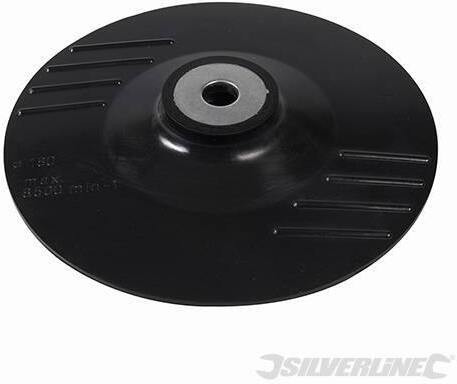 Platorello in gomma per smerigliatrici angolari e levigatrici lucidatrici offerta silverline