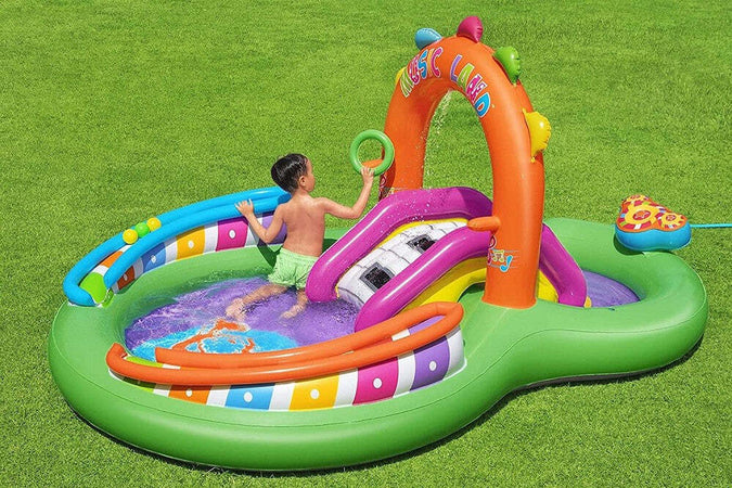 Play Center 295x190x137 Cm Canta E Splash Piscinetta Per Bambini 2 Anni+ 53117 Giochi e giocattoli/Sport e giochi all'aperto/Giochi aquatici e piscine per bambini/Canotti e gonfiabili galleggianti Trade Shop italia - Napoli, Commerciovirtuoso.it