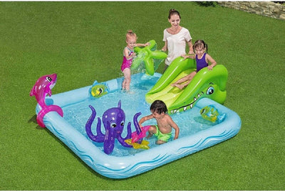 Play Center Acquario Fantastico Con Spruzzi Piscina Gonfiabile 239x206x86cm 53052 Giochi e giocattoli/Sport e giochi all'aperto/Giochi aquatici e piscine per bambini/Canotti e gonfiabili galleggianti Trade Shop italia - Napoli, Commerciovirtuoso.it