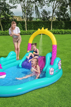 Play Center Magico Unicorno Piscina 274x198x137cm Scivolo Anelli Bacchetta 53097 Giochi e giocattoli/Sport e giochi all'aperto/Giochi aquatici e piscine per bambini/Canotti e gonfiabili galleggianti Trade Shop italia - Napoli, Commerciovirtuoso.it