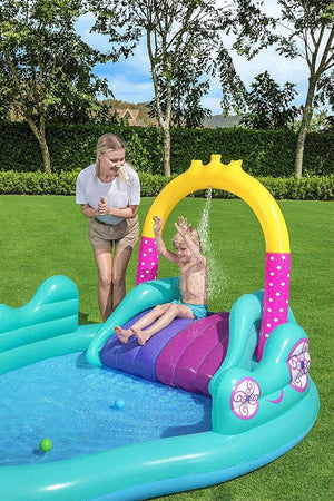 Play Center Magico Unicorno Piscina 274x198x137cm Scivolo Anelli Bacchetta 53097 Giochi e giocattoli/Sport e giochi all'aperto/Giochi aquatici e piscine per bambini/Canotti e gonfiabili galleggianti Trade Shop italia - Napoli, Commerciovirtuoso.it