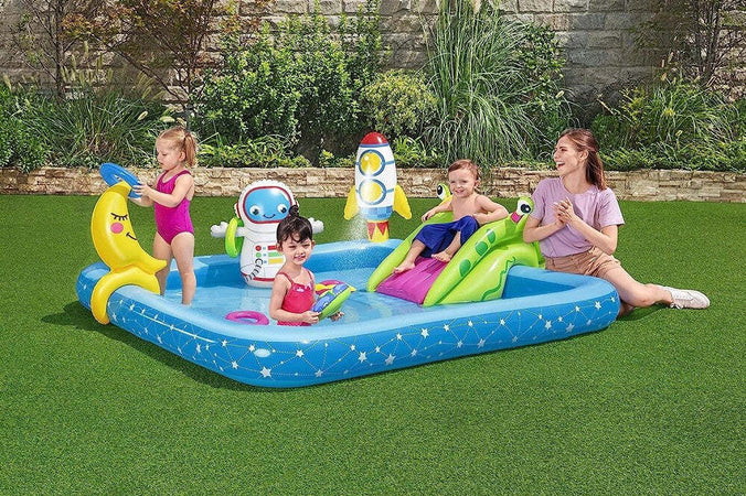 Play Center Piccolo Astronauta Gonfiabile 228x206x84 Cm Piscina Giardino 53126 Giochi e giocattoli/Sport e giochi all'aperto/Giochi aquatici e piscine per bambini/Canotti e gonfiabili galleggianti Trade Shop italia - Napoli, Commerciovirtuoso.it
