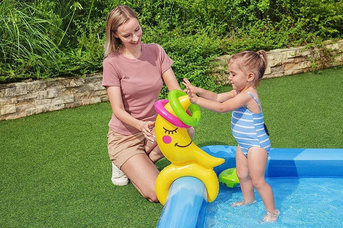 Play Center Piccolo Astronauta Gonfiabile 228x206x84 Cm Piscina Giardino 53126 Giochi e giocattoli/Sport e giochi all'aperto/Giochi aquatici e piscine per bambini/Canotti e gonfiabili galleggianti Trade Shop italia - Napoli, Commerciovirtuoso.it