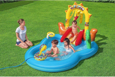 Play Center Piscina Gonfiabile Bambini Selvaggio West 2anni+ 264x188x140cm 53118 Giochi e giocattoli/Sport e giochi all'aperto/Giochi aquatici e piscine per bambini/Canotti e gonfiabili galleggianti Trade Shop italia - Napoli, Commerciovirtuoso.it