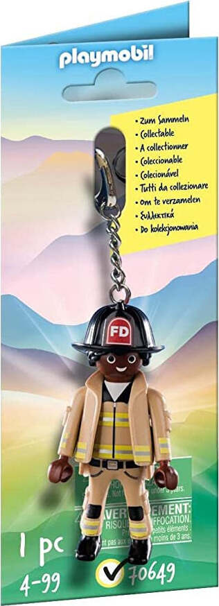 Playmobil-70649-Portachiavi-Vigile-del-Fuoco