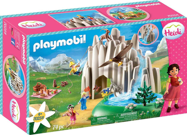 Playmobil-Heidi-Lago-di-Cristallo-Include-Heidi-Peter-Clara-e-Pompa-d'Acqua