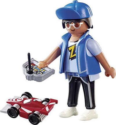 PLAYMOBIL-Ragazzo-con-Auto-Radiocomandata-70561