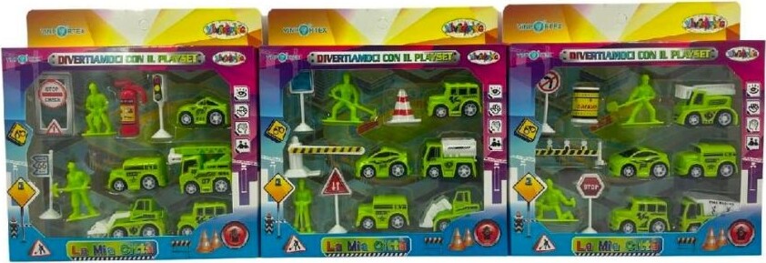 Playset Costruzioni La Mia Citt? Verde Con Personaggi Veicoli Segnali 11 Pezzi Giochi e giocattoli/Costruzioni/Set di costruzioni Trade Shop italia - Napoli, Commerciovirtuoso.it