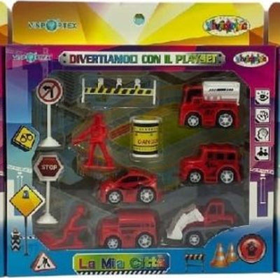 Playset Costruzioni La Mia Citt? Vigili Del Fuoco Con Personaggi Veicoli Segnali Giochi e giocattoli/Veicoli/Macchine e camion/Auto e auto da corsa Trade Shop italia - Napoli, Commerciovirtuoso.it