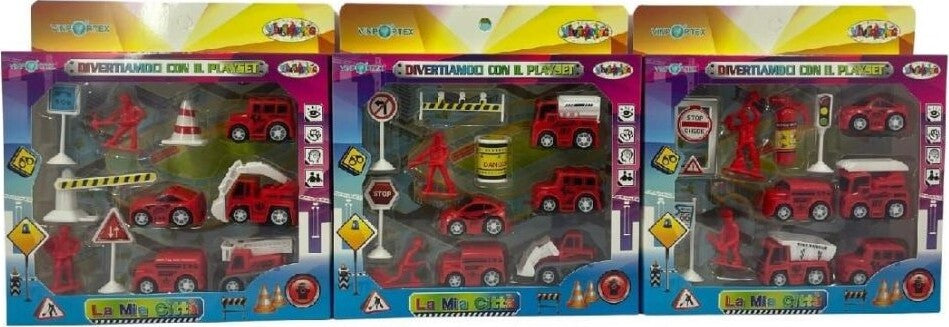 Playset Costruzioni La Mia Citt? Vigili Del Fuoco Con Personaggi Veicoli Segnali Giochi e giocattoli/Veicoli/Macchine e camion/Auto e auto da corsa Trade Shop italia - Napoli, Commerciovirtuoso.it