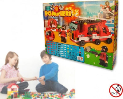 PLAYSET COSTRUZIONI POMPERI 170PZ ASSEMBLARE PERSONAGGI VIGILI DEL FUOCO CAMION  Trade Shop italia - Napoli, Commerciovirtuoso.it