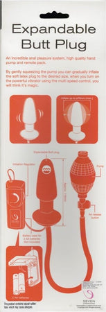 Plug Anale Gonfiabile Expandable Vibrante Con Telecomando E Pompetta Vibratore Anale Gonfiabile Salute e cura della persona/Erotismo e contraccezione/Sex toys/Sex toys anali/Vibratori anali e per perineo Kondorama - Martinsicuro, Commerciovirtuoso.it