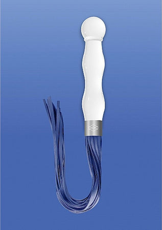 Plug Anale in Vetro Borosilicato Bianco Con Frusta in Finta Pelle Blu chr019 Wht Whipster – White Salute e cura della persona/Erotismo e contraccezione/Sex toys/Dildo/Dildo anali Kondorama - Martinsicuro, Commerciovirtuoso.it